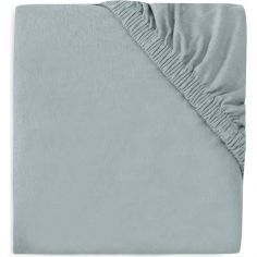 Drap housse en jersey pour matelas de parc Sea Green (75 x 95 cm) - Jollein