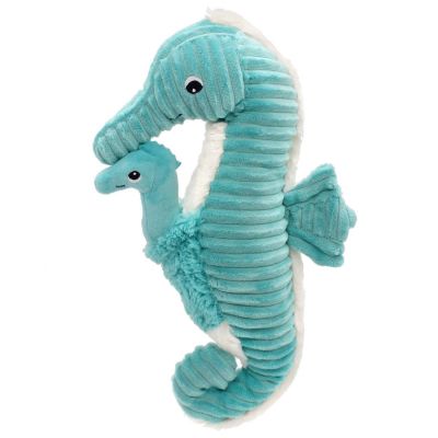 Peluche Papadou papa et bébé Les Ptipotos Aqua (34 cm)