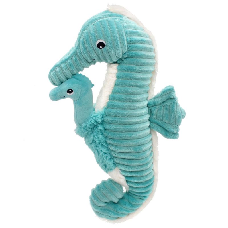 Peluche Papadou papa et bébé Les Ptipotos Aqua (34 cm) Les Déglingos Produit 2