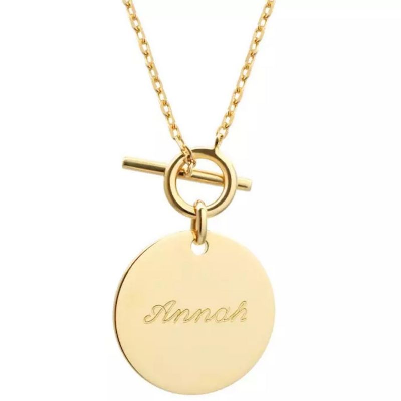 Collier chaîne Arbre de vie personnalisable (plaqué or) Petits trésors Produit 3