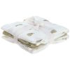 Lot de 3 langes mousseline GOTS Happy Fruits Poire (60x60 cm) Lässig Ambiance 3