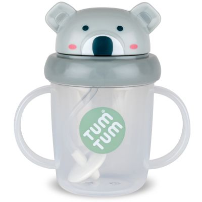 Tasse antifuite avec paille lestée Koala (200 ml) TUM TUM