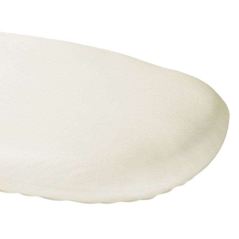 Drap housse en coton bio pour landau Ecru (76 x 30 cm) Kadolis Produit 1