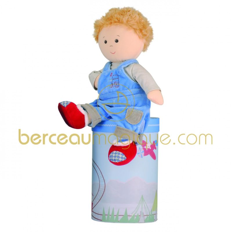 Poupée P'tit boy adventure bleu Kaloo