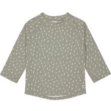 Tee-shirt anti-UV manches longues Petits traits olive (13-18 mois, taille : 86 cm)  par Lässig 