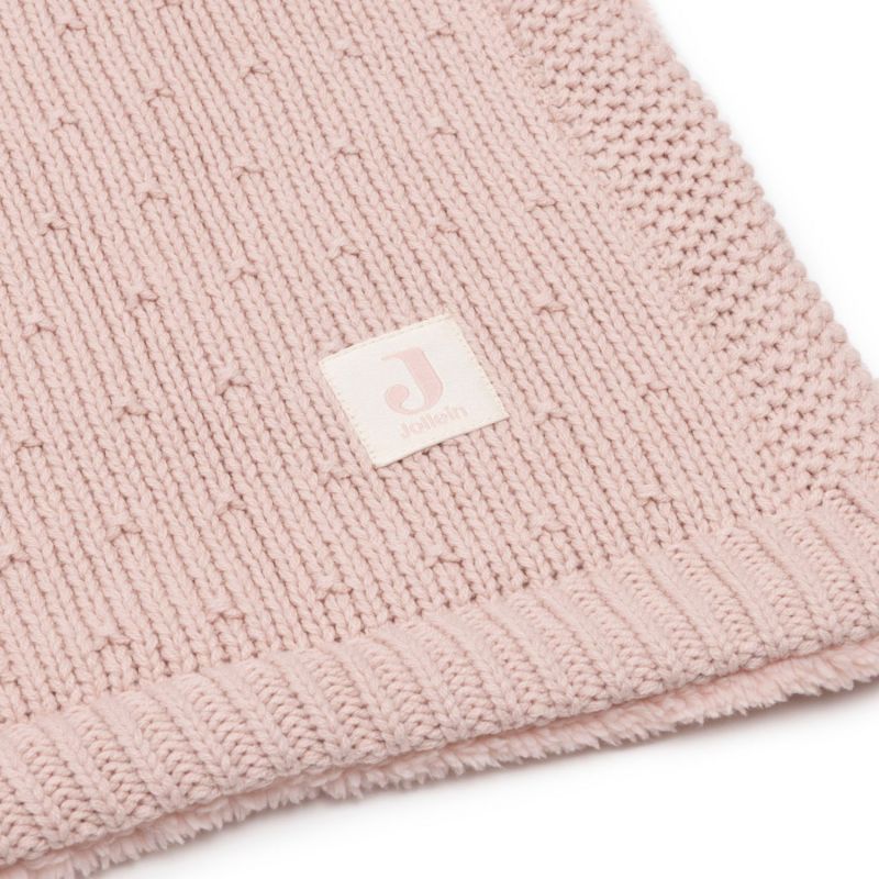Couverture Sprinkle Knit Silk Rose-Fluffy (75 x 100 cm) Jollein Produit 5