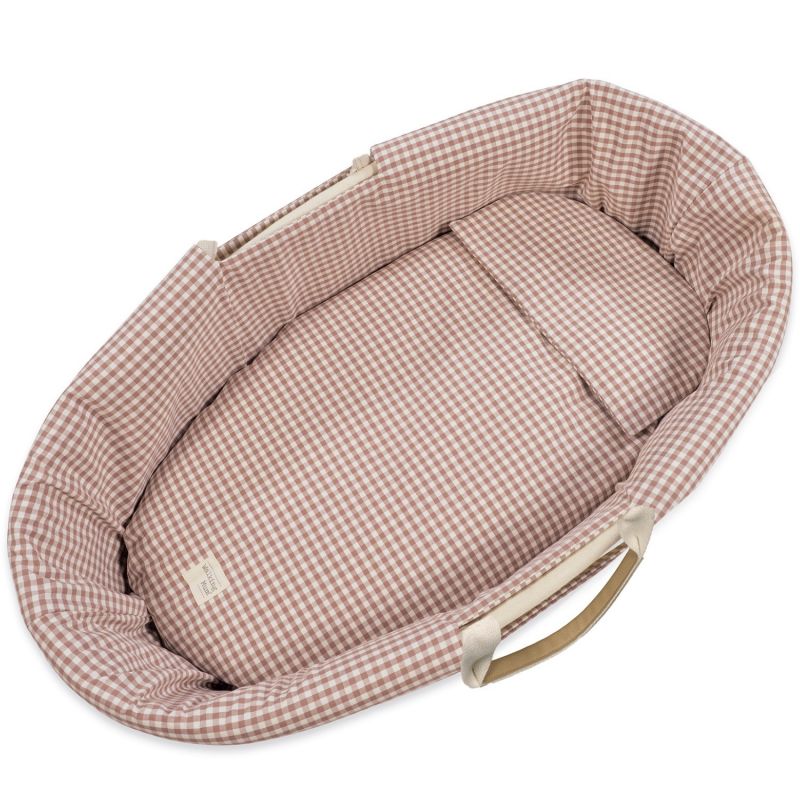 Habillage couffin Moïse Praliné Vichy Rayures Moka (TOG 2,5) Walking Mum Produit 3