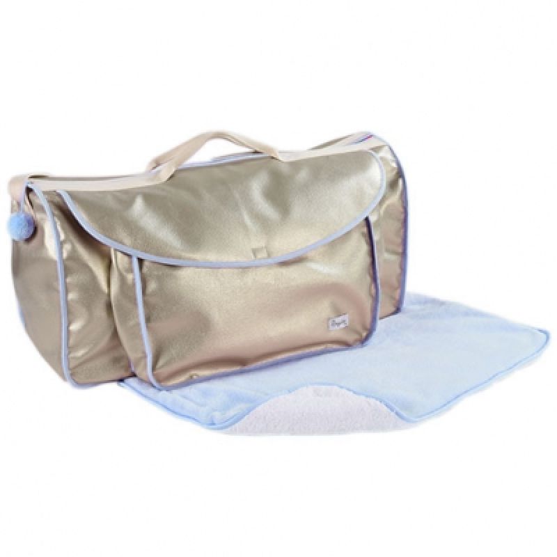 Grand sac à langer Beryl bleu Maison Nougatine