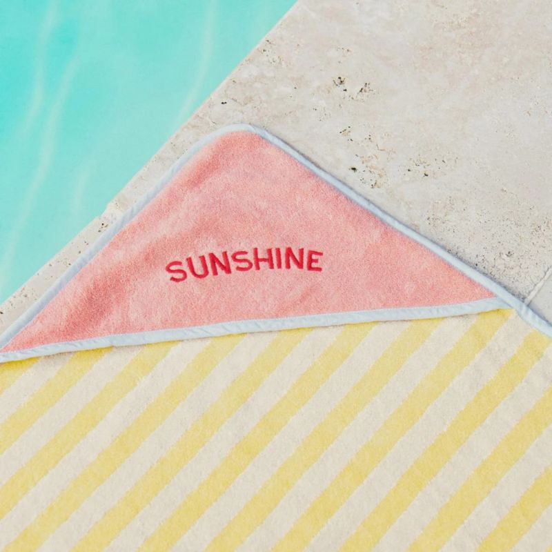 Cape de bain bébé Summer Forever Éponge Sunshine (80 x 80 cm) Chamaye Ambiance 5