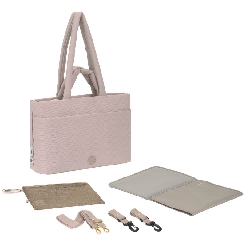 Sac à langer Liva coutures à vagues beige Lässig Produit 3