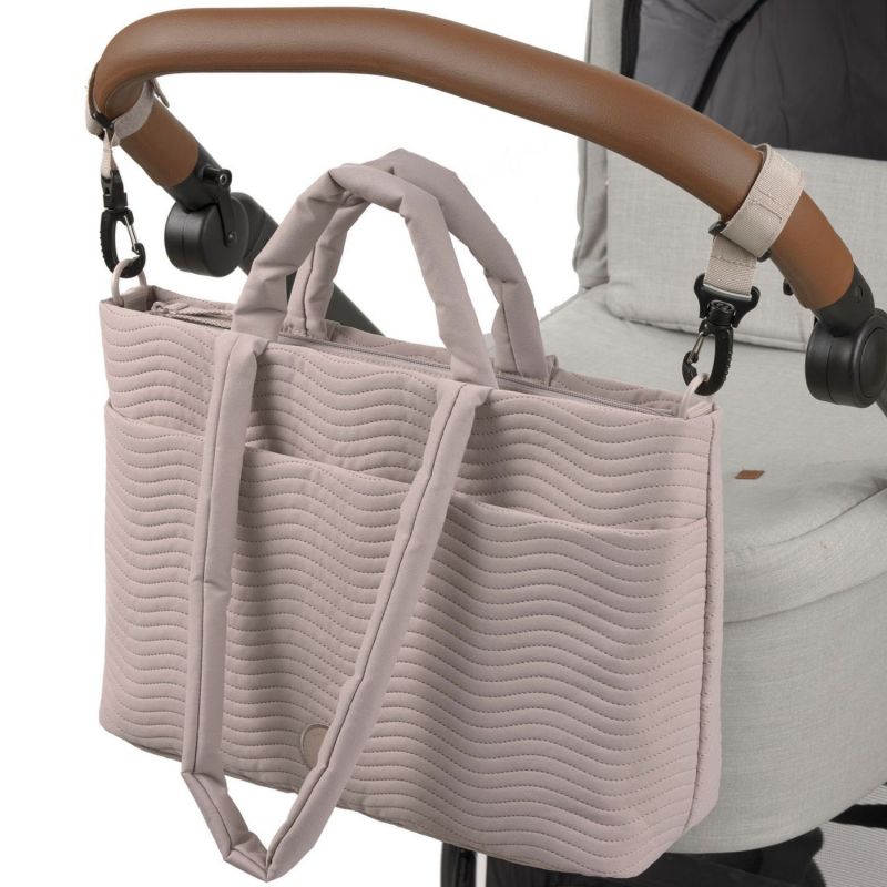 Sac à langer Liva coutures à vagues beige Lässig Produit 6