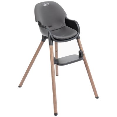 Chaise haute évolutive Presti Charcoal