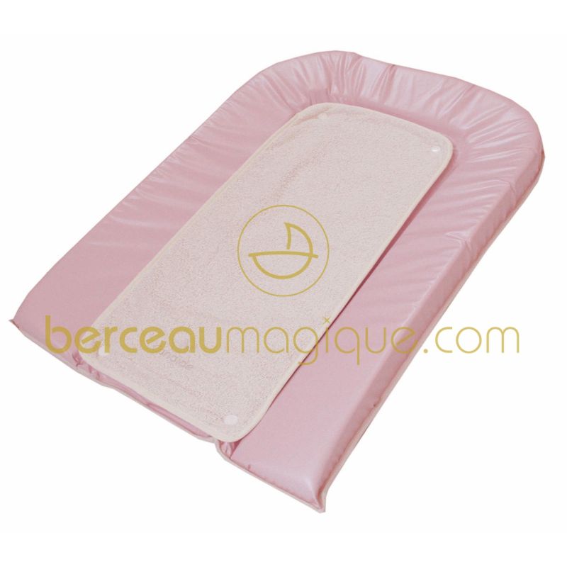 Matelas à langer rose écru Candide
