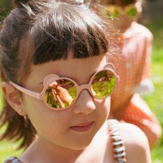 Lunettes de soleil Ourson Rose pêche (12-24 mois)