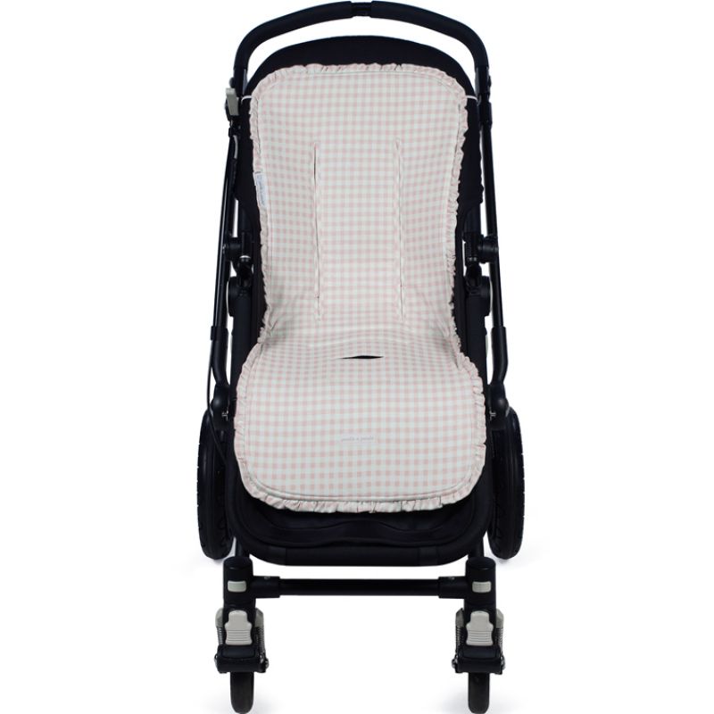 Assise pour poussette Together rose et blanc Pasito a pasito