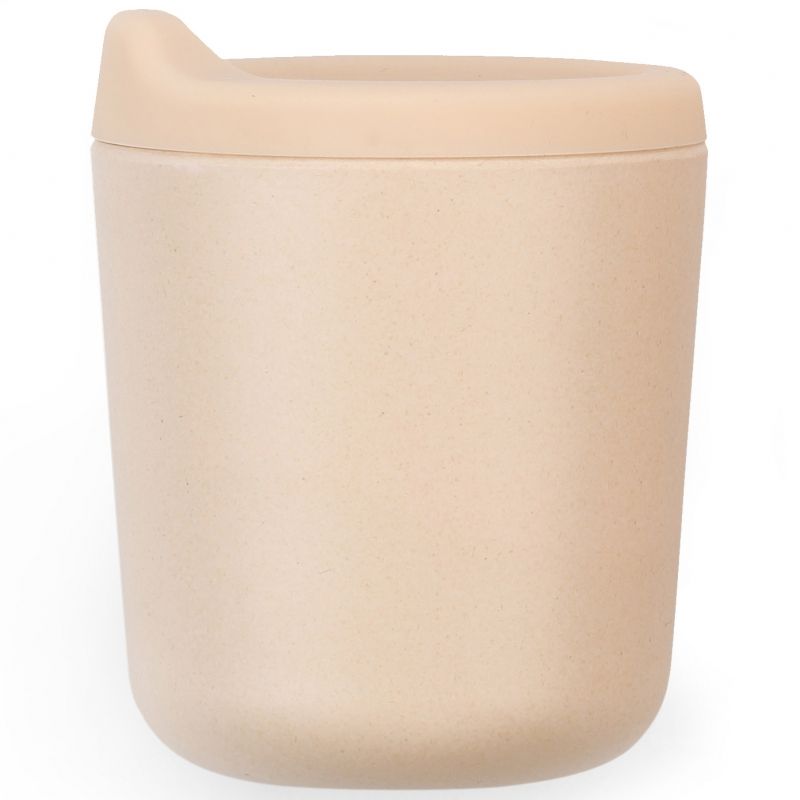 Tasse à bec en bambou Bambino rose poudré EKOBO