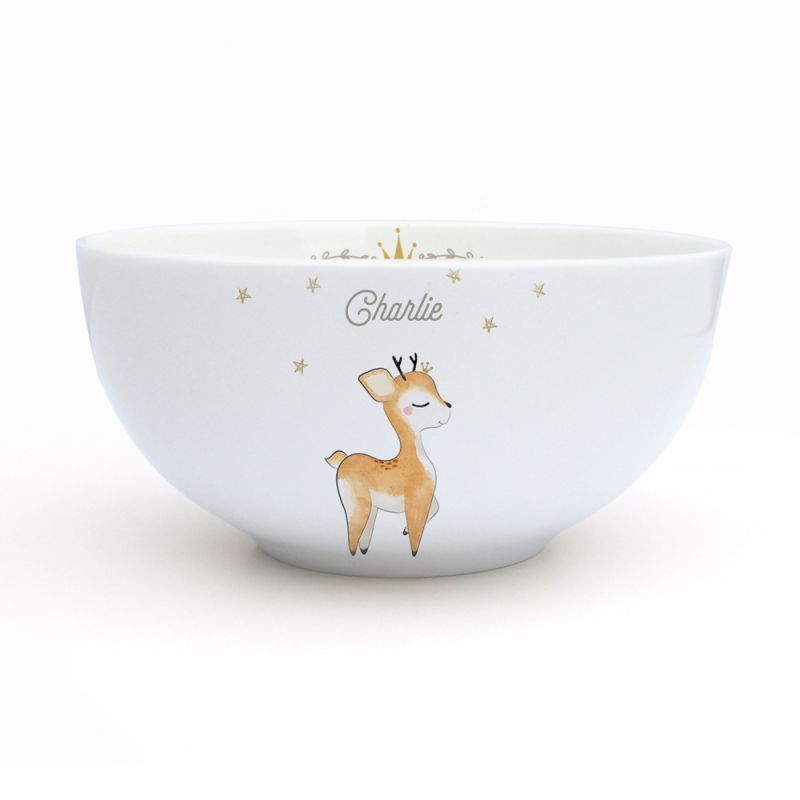 Bol en porcelaine Renne (personnalisable) Gaëlle Duval