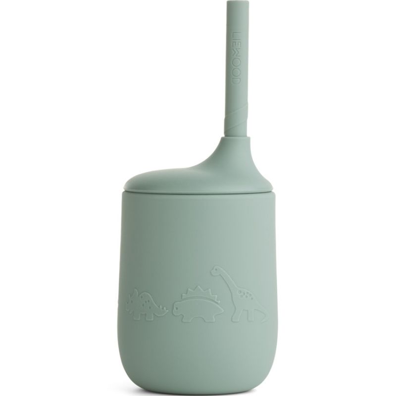 Gobelet à paille Ellis Dino peppermint Liewood