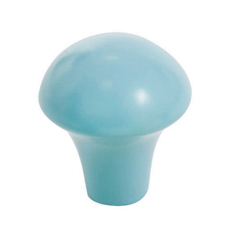 Patère en bois turquoise 