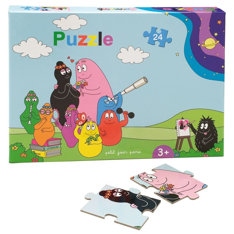 Puzzle Barbapapa (24 pièces) Petit Jour Paris
