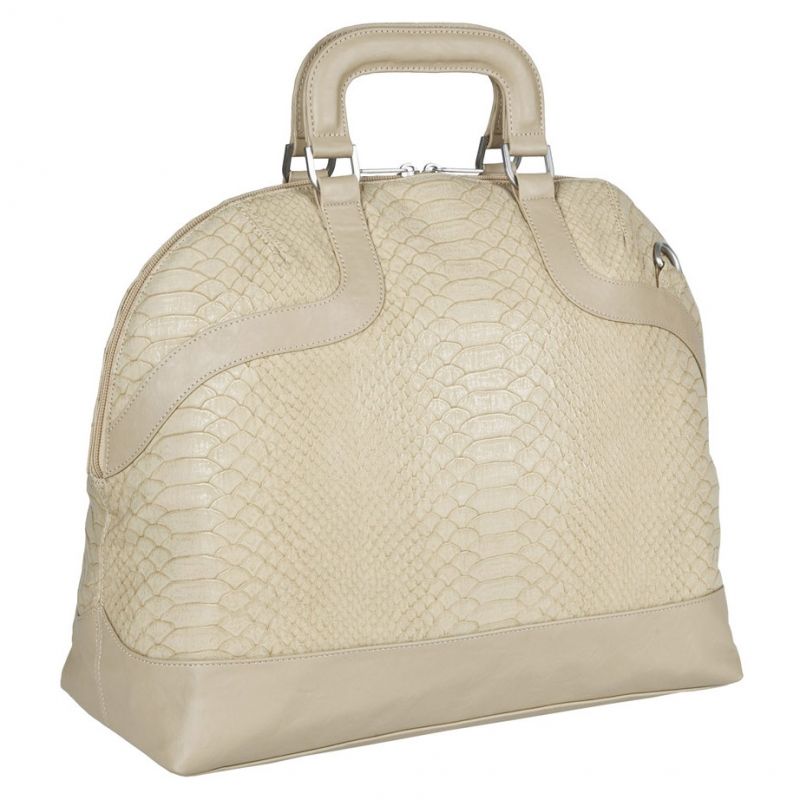 Sac à langer Tender Bowler imitation reptile beige Lässig