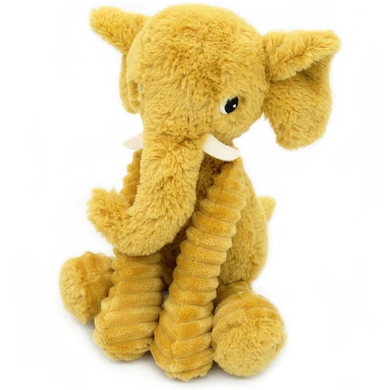 Peluche Eléphant maman et bébé Les Ptipotos Moutarde (35 cm) Les Déglingos Produit 5