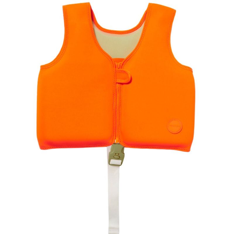 Gilet de natation Sonny the sea creature neon orange (1-2 ans) Sunnylife