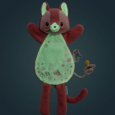 Doudou marionnette phosphorescent Jeanne