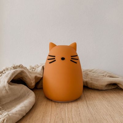 Veilleuse portable pour enfants chat moutarde Winston - Liewood