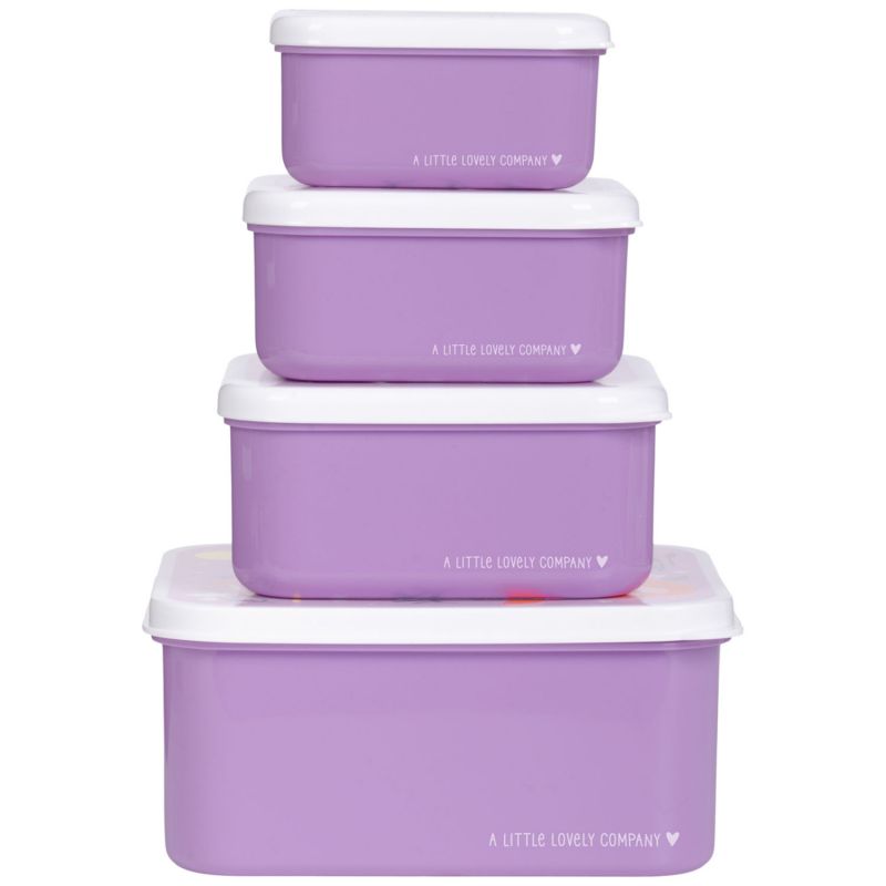 Lot de 4 boîtes à goûter Princesses A Little Lovely Company Produit 4