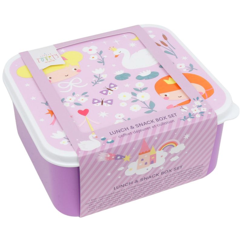 Lot de 4 boîtes à goûter Princesses A Little Lovely Company Packaging 8