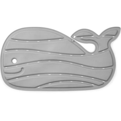 Tapis de bain Moby baleine gris