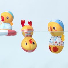 Jeu de bain canards au bord de l'eau (3 pièces)