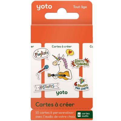 Pack de 10 cartes à créer Yoto