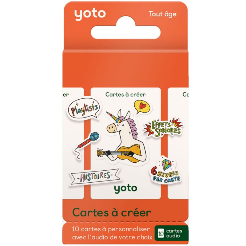 Pack de 10 cartes à créer Yoto Produit 1