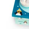 Boîte à musique magnétique famille pingouins  par Trousselier