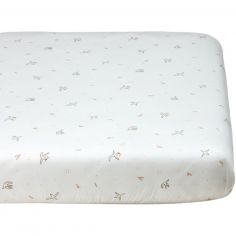 Drap housse en coton bio L'Envolée (70 x 140 cm) - Kadolis