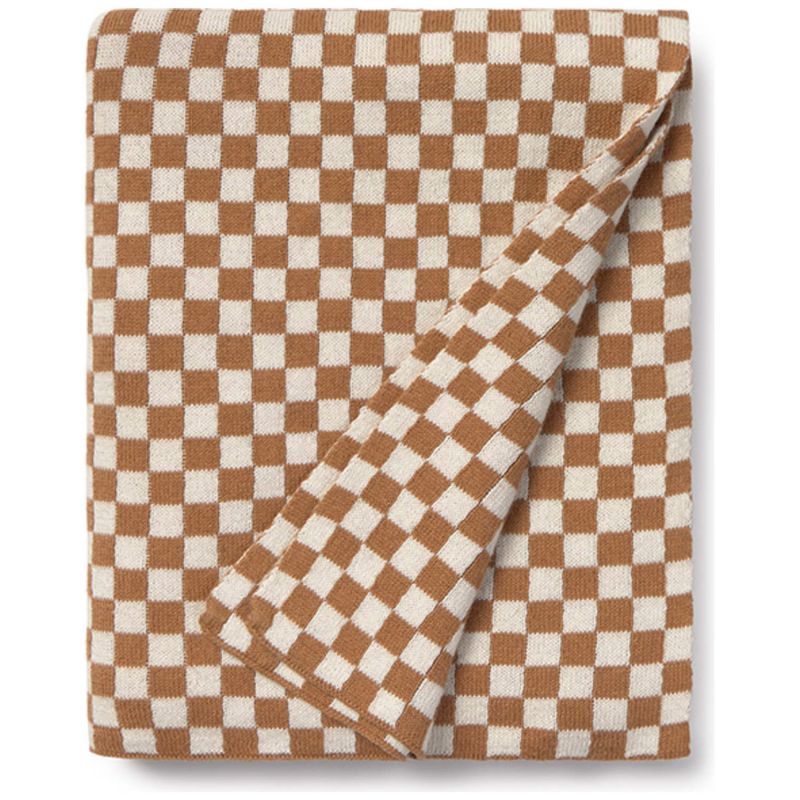 Couverture bébé tricotée Tiles Toffee (80 x 100 cm) Lorena Canals Produit 1