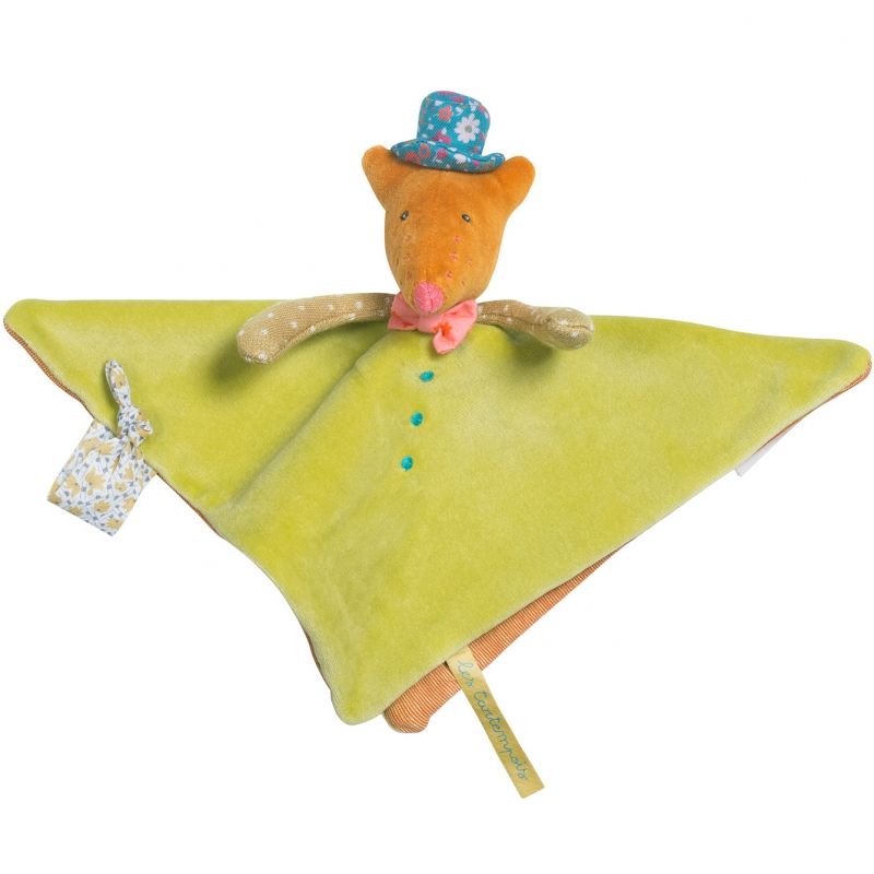 Doudou renard plat Les Tartempois (25 x 25 cm) Moulin Roty
