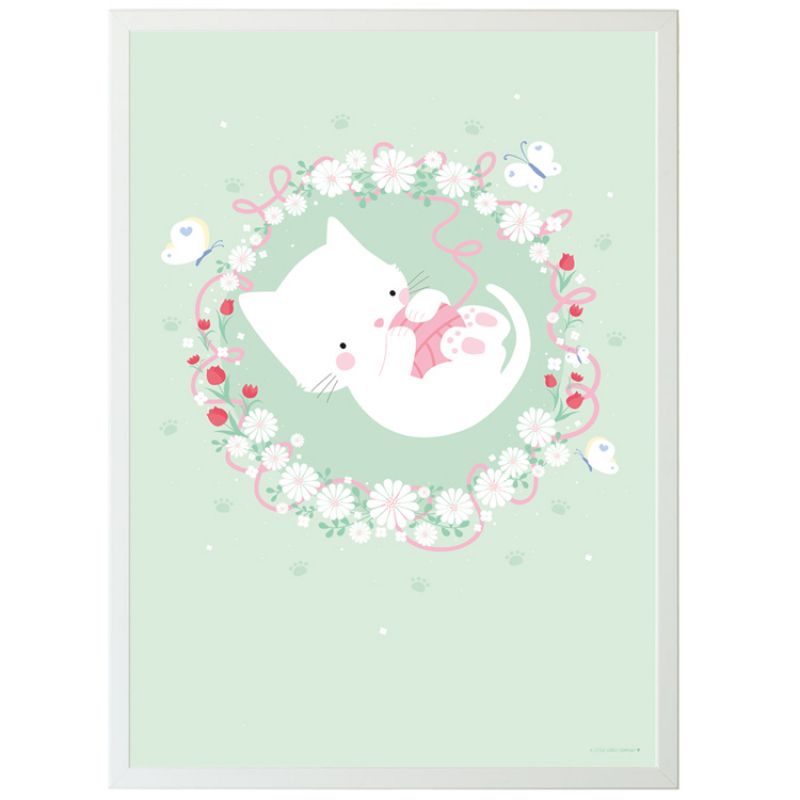Affiche Chat (50 x 70 cm) A Little Lovely Company