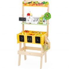 Stand de marché Ferme avec accessoires (32 accessoires) - Janod 