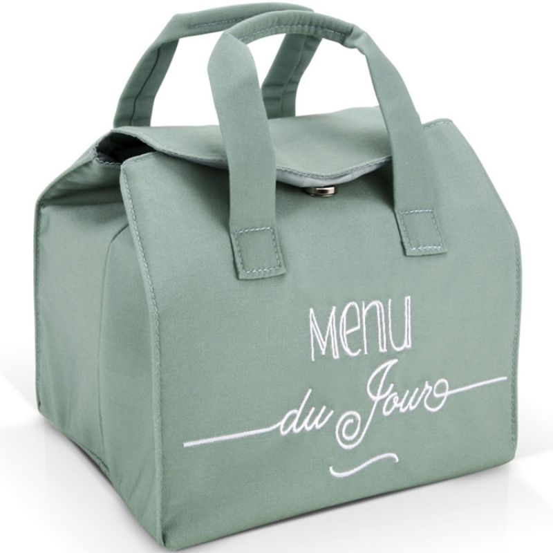 Sac isotherme Menu du jour vert Créa Bisontine