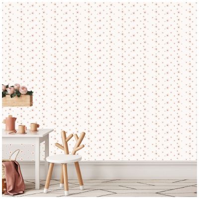 Lé unique papier peint Motif Paloma Charlie et Suzie