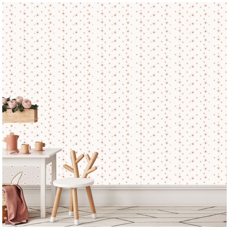 Lé unique papier peint Motif Paloma Charlie et Suzie Ambiance 1
