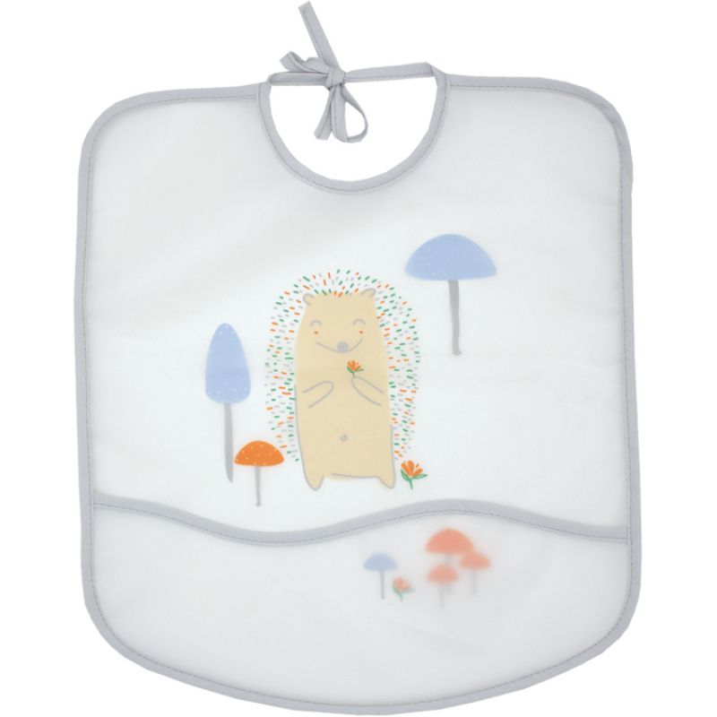 Bavoir plastifié à nouer Hérisson Babycalin