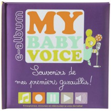  Album enregistreur souvenir My baby voice violet   par Domiva