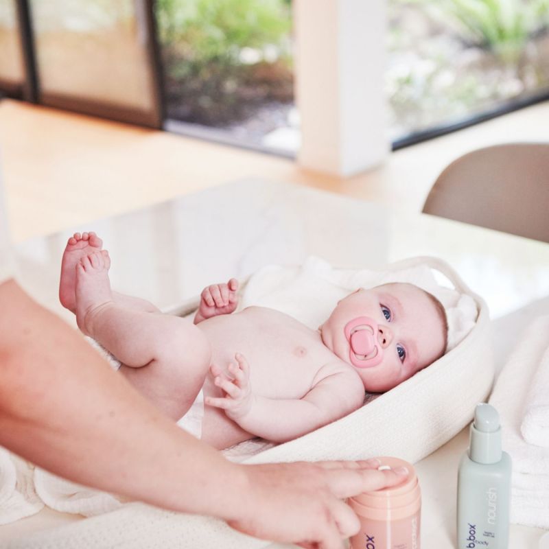 Lot de 2 sucettes symétriques en silicone Berry-Blush (6 mois et +) B.Box Ambiance 8