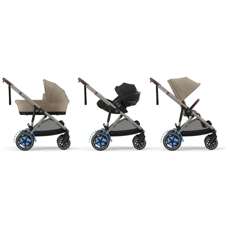 Poussette avec assistance électrique eGazelle S Almond Beige Cybex Produit 3