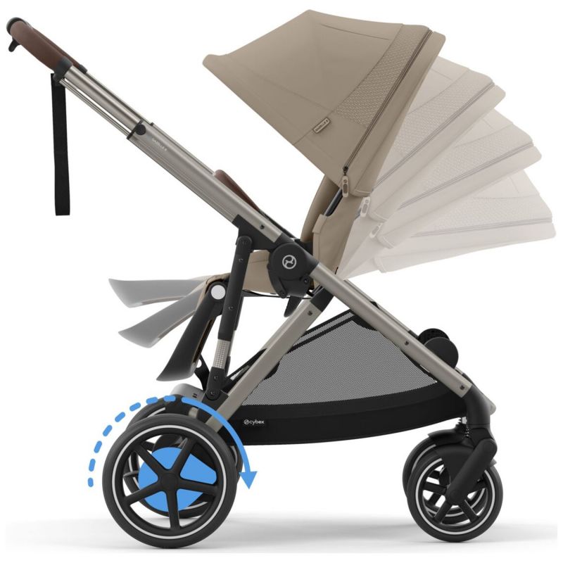 Poussette avec assistance électrique eGazelle S Almond Beige Cybex Produit 4