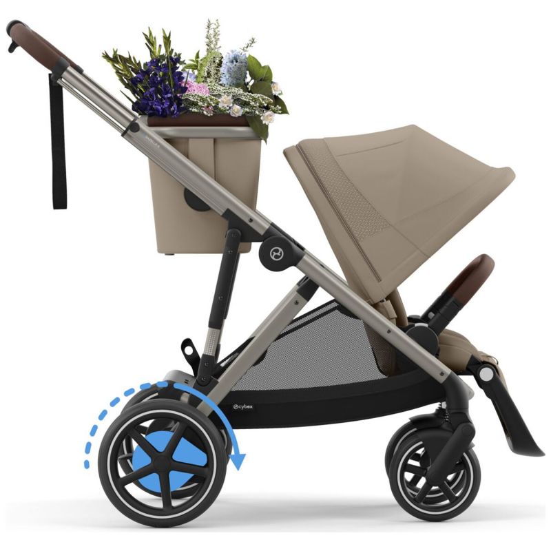 Poussette avec assistance électrique eGazelle S Almond Beige Cybex Produit 6